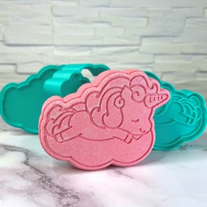 Sleeping Unicorn Bath Bomb Mold // Soap Mold // Craft Mold // Fantasy