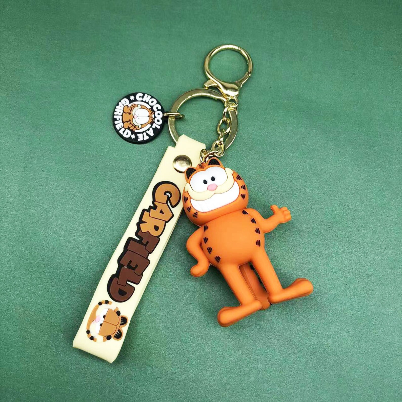 Garfield Keychains Adorable Cute Keychain Car Key House Key Etsy