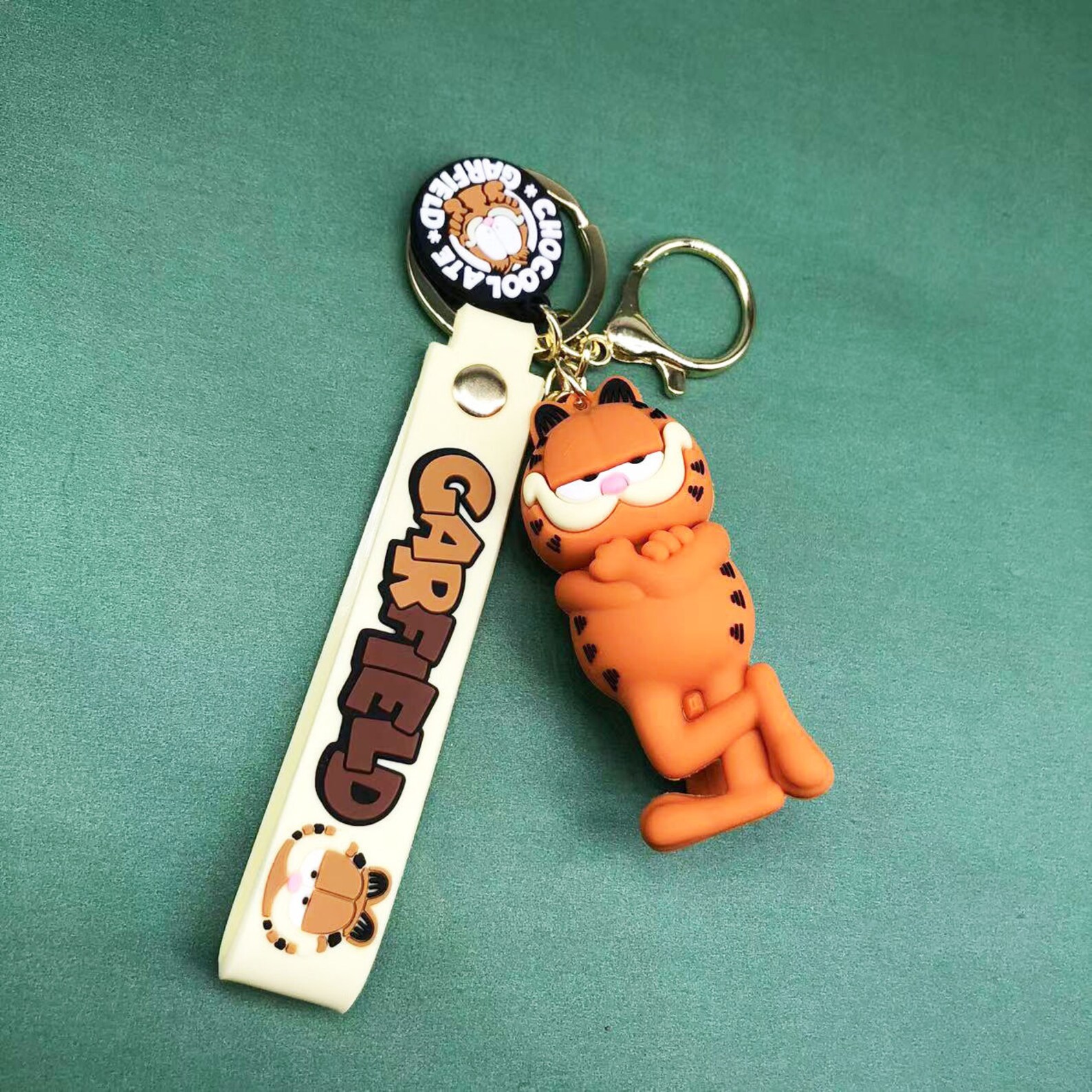 Garfield Keychains Adorable Cute Keychain Car Key House Key Etsy