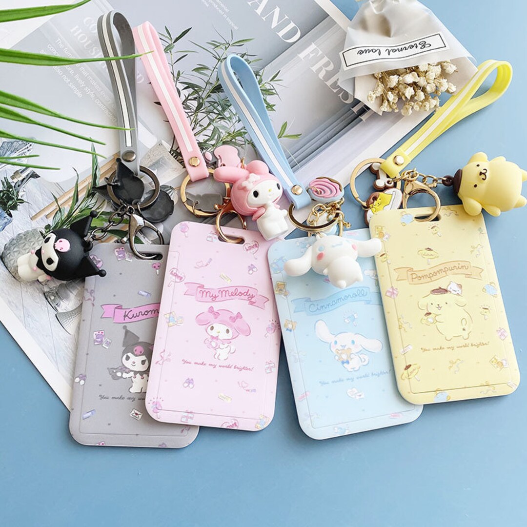 Sanrio Vibrant Photocard Holder with Lanyard Keychain