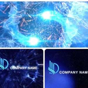 Logo Reveal Animation From Your Logo - Personalized Custom Business Dynamic Explode Video - Digital Download - 3D Professional Video LR1SD