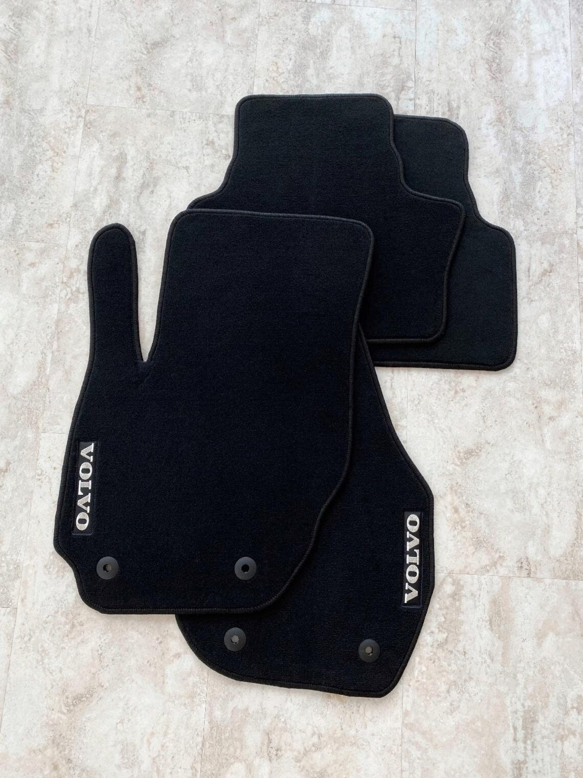 VOLVO XC70 20072016 Floor Mats With Emblem With Clips Non Etsy