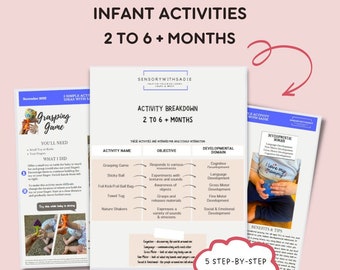 Baby Sensory Activity Guide: 5 DIY Ideas (2-6+ Months) (PDF Download)