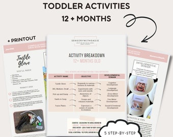 Toddler Sensory Activity Guide: 5 DIY Ideas (PDF Download)