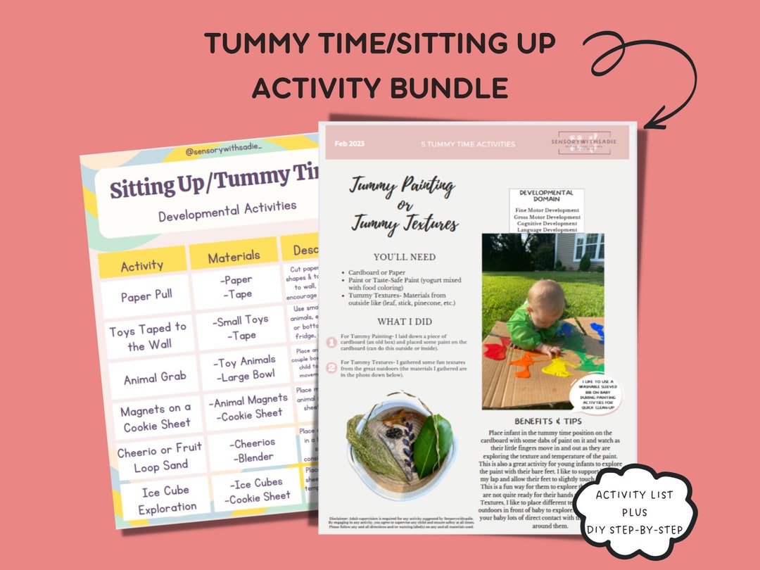 Tummy Time Activity Guide: DIY Baby Play (digital Download) - Etsy