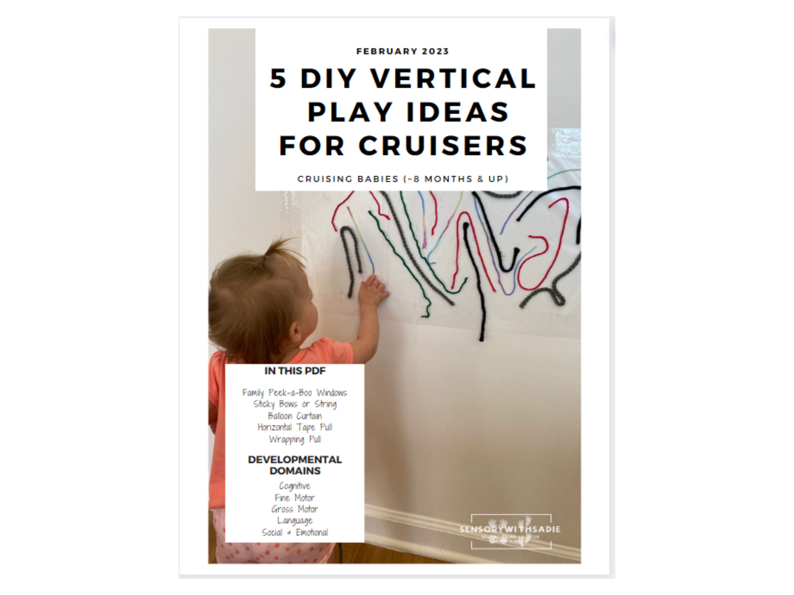 Vertical Play Ideas for Cruising Babies 8 Months Old & up 5 Simple