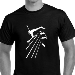 Bass player Bass guitar Mens Musician t shirt Bassist gift present hand strings