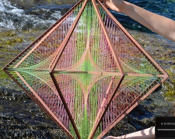 Consciousness | string art | Mandala | Sacred Geometry Art | Flower of Life | Art | Zen Art | 3D Art | Relaxing Art  | Astroid string art