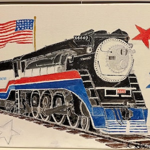 The SP 4449 American Freedom Steam Locomotive