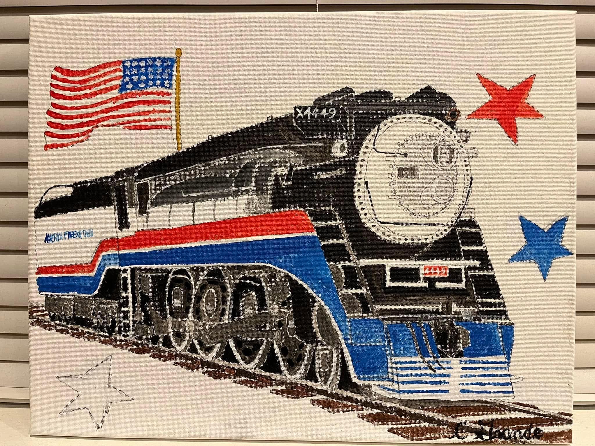 The SP 4449 American Freedom Steam Locomotive - Etsy