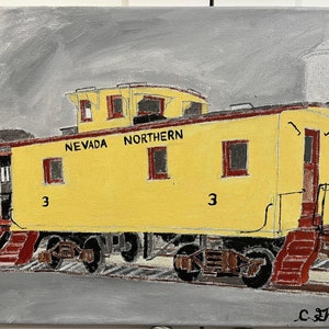The Nevada Northern Railway caboose
