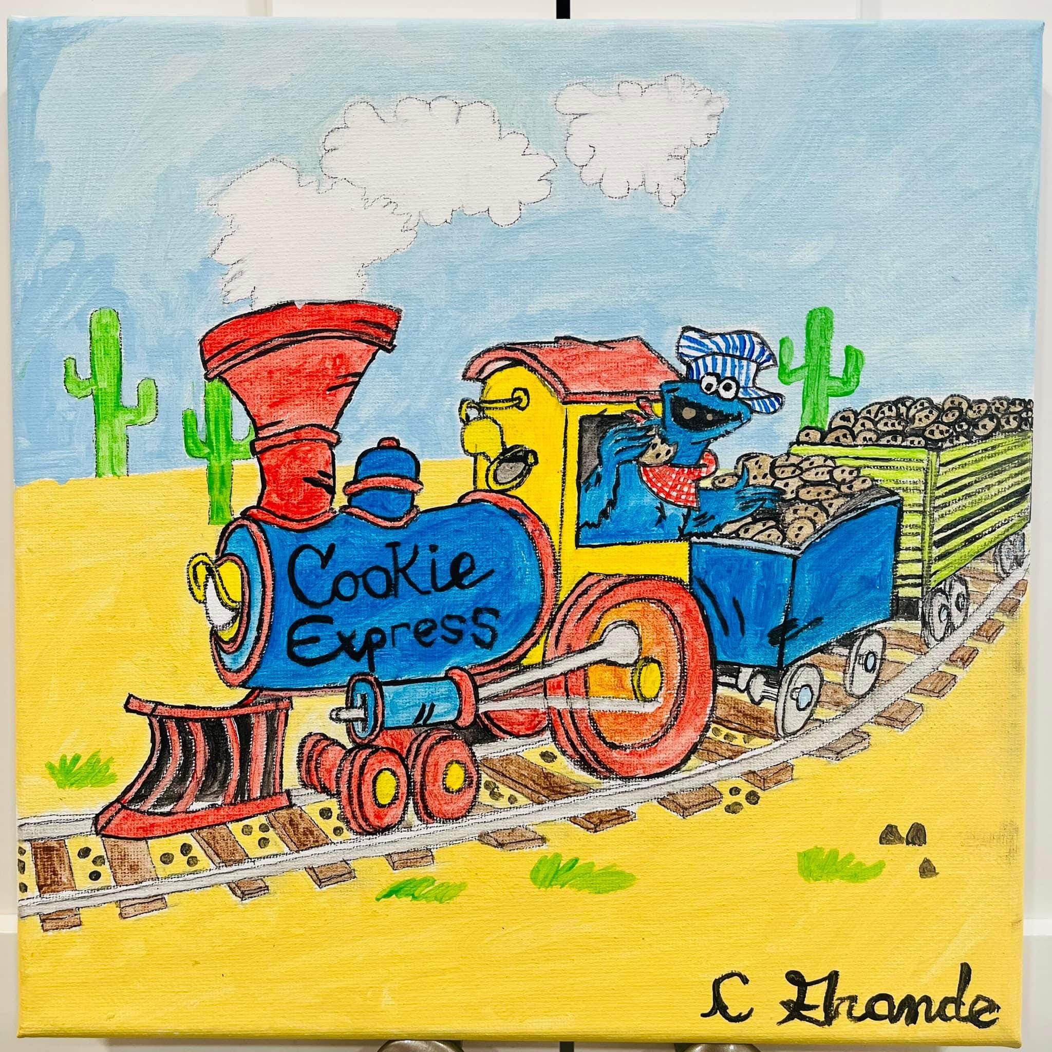 クッキーモンスターのクッキーエクスプレス - Etsy 日本