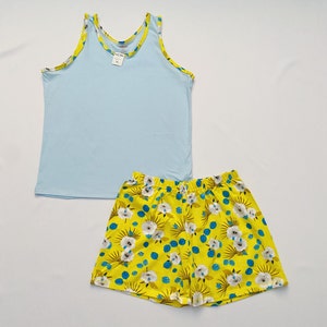 Short set pajama, Pajama set, Pjs for women, Sleepwear, Gift for her