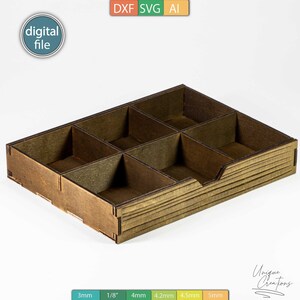 Arcane Spellbook Dice Box Laser Cut Template