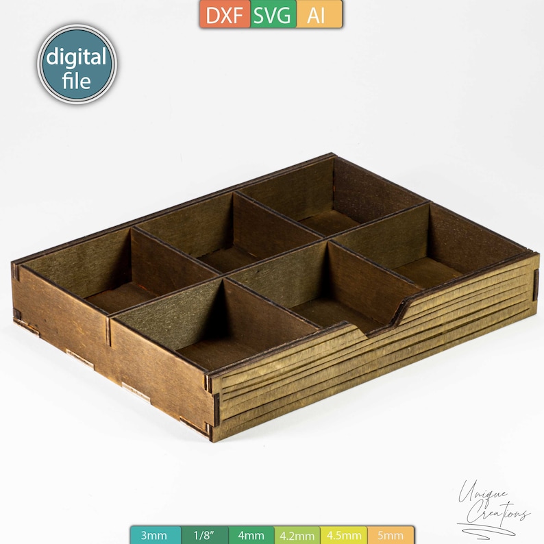 Arcane Spellbook Dice Box Laser Cut Template