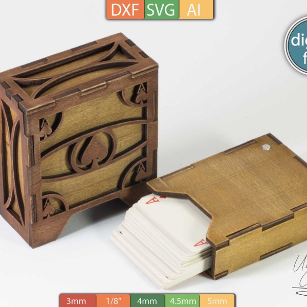 Laser Cut Deck Box Etsy