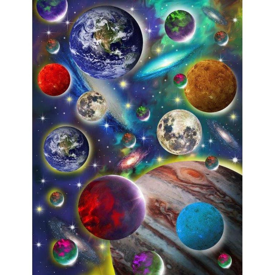 Cosmic Planets by Enright Diamond Art Kit - Etsy