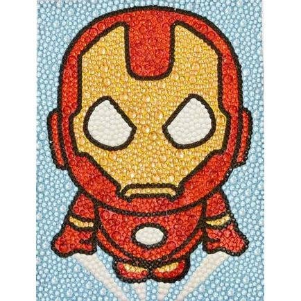 WOWDECOR Diamondpainting Kit Marvel The Avengers Iron Man Spiderman , 5D  DIY Diamond Painting Full Drill Kit Cross Stitch Diamond Art Cubic Painting  for Wall Decoration with Tools