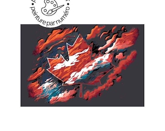 PAINT-BY-NUMBER Canada by Wumples