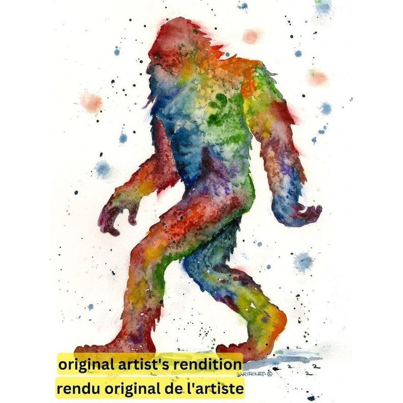 PAINT-BY-NUMBER Sasquatch by Dave Bartholet image 2