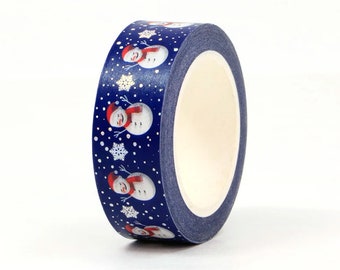 Winter Snowman Washi Tape (1 Roll)