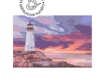 PAINT-BY-NUMBER Peggy's Cove