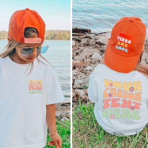 Custom Text Shirt, Personalized T-Shirt, Custom Shirt, Logo Design Shirt, Your Logo, Toddler Shirt, Front and Back Personalized Shirt