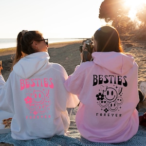 Besties Forever Hoodie Best Friend Shirts Matching Besties Forever Hoodie Sisters Shirt Best Friends Shirt Gift for Friends Etsy