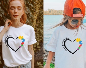 Autism shirt, Accept Understand Love Shirt, Autism Therapist Tee, Autism Awareness Shirt, Autism Teacher Shirt, ADHD Shirt, Mental Health