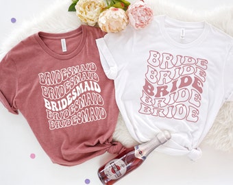 Custom Bride Shirt, Custom Bridesmaids Shirt, Personalized Bachelorette Party Shirt , Bridal Gift, Maid Of Honor Tee,Bachelorette Party Gift