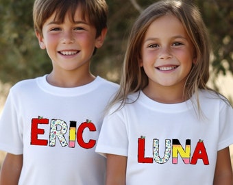 Custom Back to School Shirt,Kids Name Shirt, Personalized Kids Shirt, Personalized Girl Name Shirt, Custom Name Boy Girl Tshirt