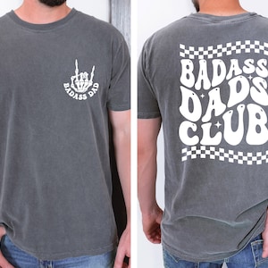 Comfort Colors® Badass Dads Club Shirt, Comfort Colors Shirt, Badass Dads Shirt, Cool Dad Shirt, Funny Dad Gift, New Dad Shirt