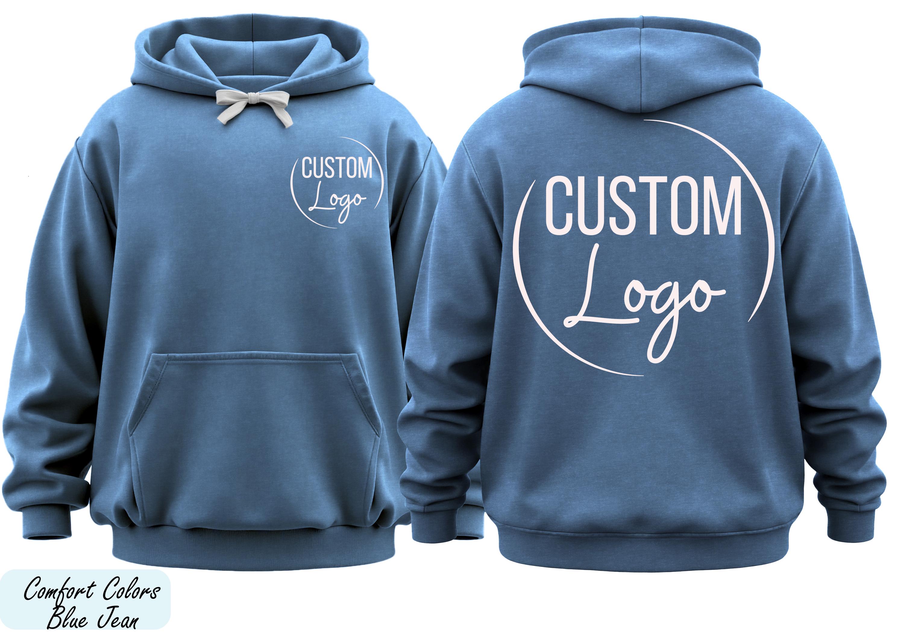 Customized Logo Hoodie Your Business Logo Or Brand Logo Custom Logo 