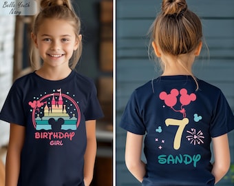 Magic Kingdom Birthday Girl Shirt, Disney Birthday Girl Shirt, Minnie Birthday Girl Shirt, Custom Shirt for Birthday, Birthday Girl Party