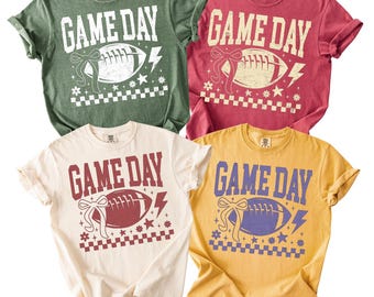 Football Game Day T-Shirt,Football Season Shirt, School Game Day Tee, Football Mama T Shirt,Football Fall Season Tee,Women Football Season