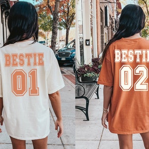 Comfort Colors® Custom Bestie Shirt, Funny Best Friend Shirts, Besties Tee, Matching Best Bitches Friends Shirt, Sisters Shirt, BFF Tee