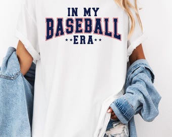 Comfort Colors In My Baseball Era Shirt, Baseball Mama Shirt, Retro Game Day Shirt, Sports Mom Gifts, Sports Mom Life Apparel, Team Mom Tee