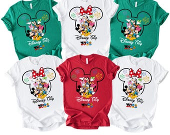 Disney Trip 2025 Shirt, Mickey and Friens Vacation Shirt,Disney Group Sweatshirt Hoodie,Disney Matching Magical Kingdom Tee,Disney Kids Tee