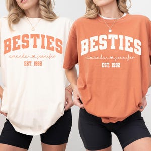 Comfort Colors Besties Shirt, Best Friend Shirts, Matching Best Bitches Friends shirt, Sisters Shirt, Bestie Best Friends Shirt