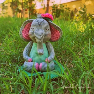 English Pattern - PDF only ,Elephant Yoffi Pattern, Crochet Elephant, Crochet Cute Toys - 100% Cotton, Crochet Amigurumi, Crochet Pattern