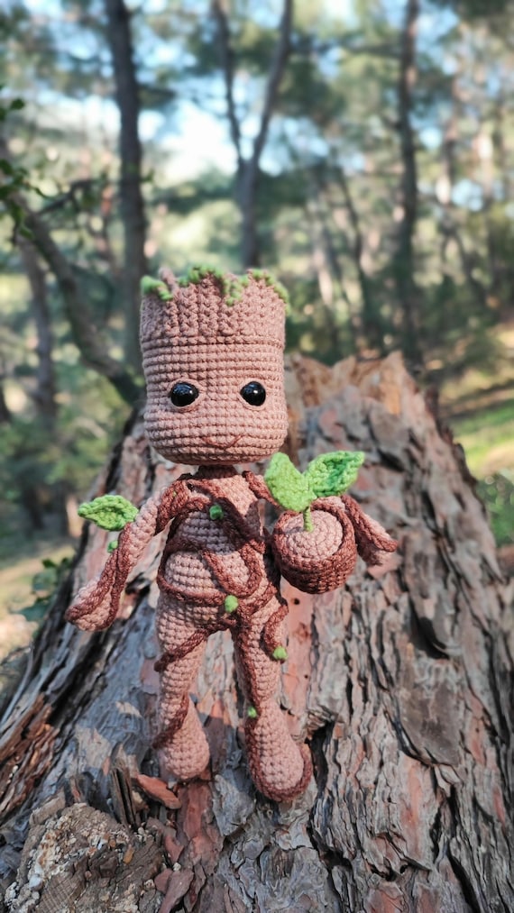 8 Groot Crochet Patterns 8 Baby Treeman Crochet Pattern: Amigurumi Tutorial