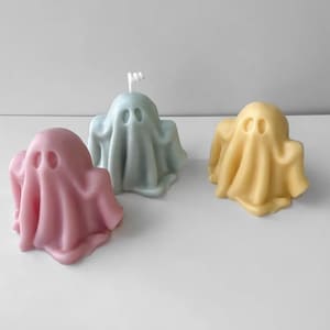 Cute Ghost Candles | Little Ghost Candle | Gifts for Them | Choose Your Scent| Halloween Gift Candle | Ghost Decoration| Spooky Candles