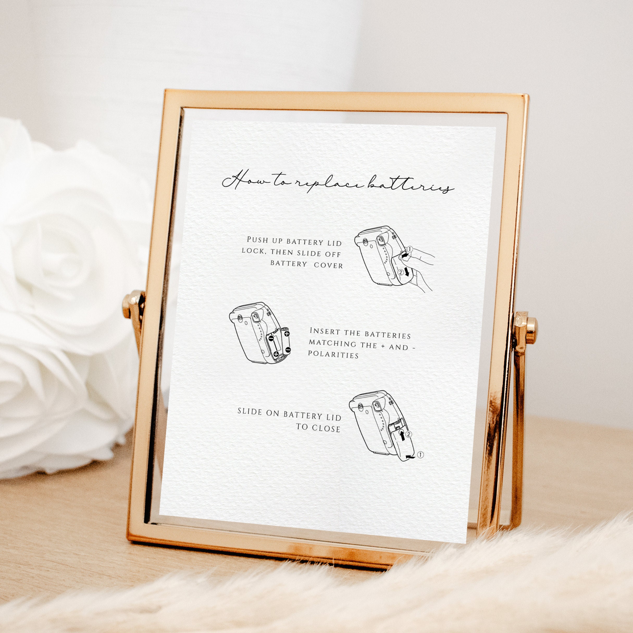 Instax Mini 9 Instructions Instax Guest Book Sign Instax Etsy