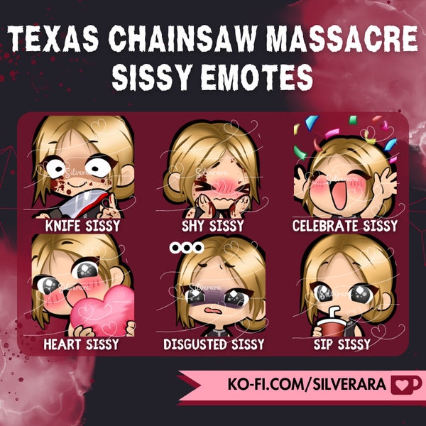 Sissy Twitch Emotes | Discord Emotes | Texas Chainsaw Massacre Emotes | Sissy | TCM Game Emotes | Streamer | TCM Emotes | TCM Killer Emotes