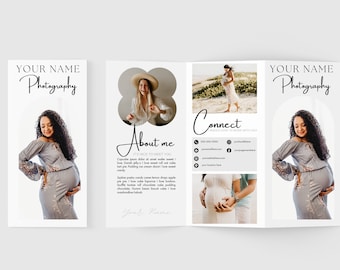 Editable Photography Brochure Canva| Photography Flyer, Marketing Template, Photography Template, Branding Kit Photography, Brochure Print