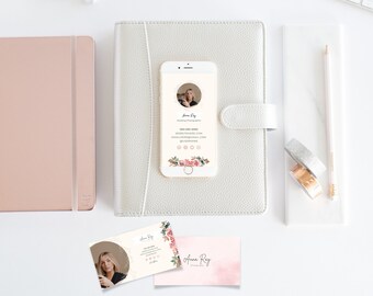 Photography Business Card Template| Digital Business Card, Marketing Small Business, Wedding Photographer, Canva Templates