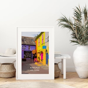 Colourful Kinsale | Artistic Photographic Print in mount