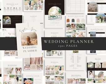 160 Page Personalized Wedding Planner Template,Printable Wedding Planner,Wedding Itinerary,Wedding Planning Book,Wedding Planning Checklist