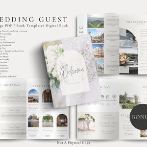 300 Page Canva Wedding Planner Template Bundle, Wedding Planner,Wedding Itinerary,Wedding Planning Book,Wedding Planning Checklist,Binder image 9