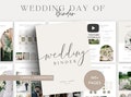 The Ultimate 160 Page Wedding Day Binder Template, Wedding Day Coordination, Wedding Day Information,Wedding Itinerary,Wedding Planner,Canva